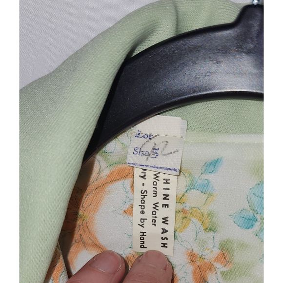 Vintage 60's or 70's Floral Button-up Dress Size 5 - Picture 3 of 6